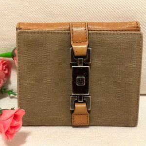 GUCCI JACKIE BIFOLD DENIM AND LEATHER WALLET  🌟 AUTHENTIC 🌟